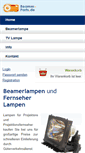 Mobile Screenshot of beamer-parts.de